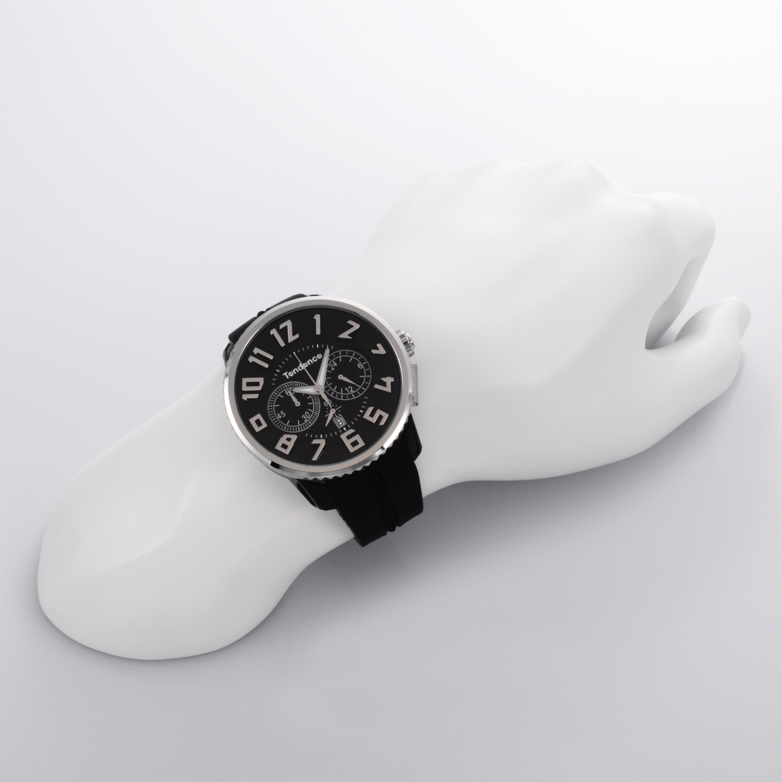 TENDENCE GULLIVER ROUND CHRONO Men’s Black Quartz Ref. TG046013 Watch Brand