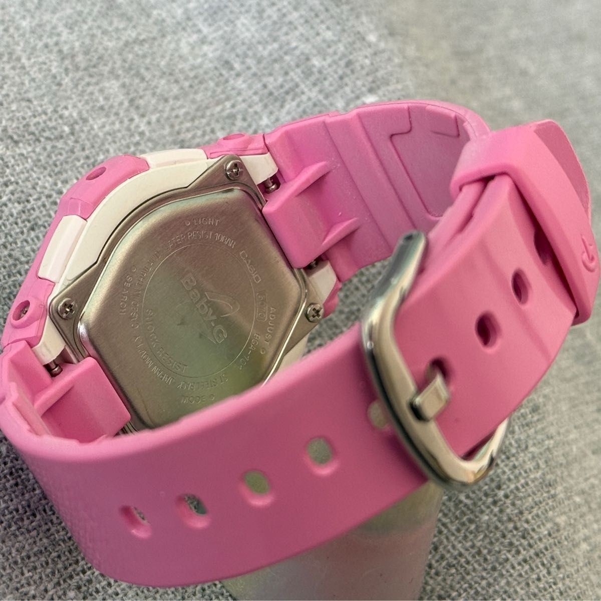 BABY G CASIO 5070 Pink Ana Digi SHOCK RESIST Watch
