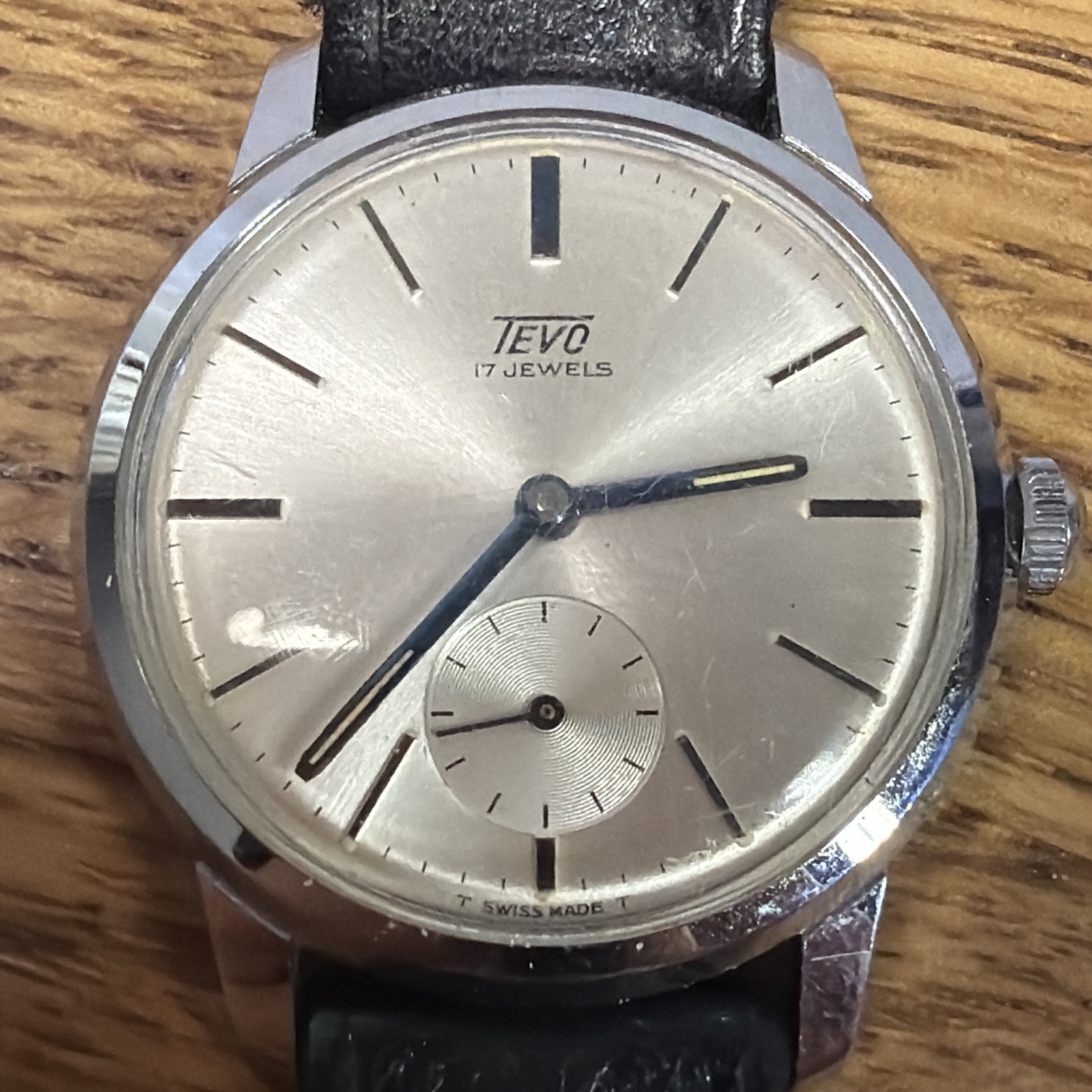 vintage tevo 17 jewels watch Swiss Made Antimagnetic