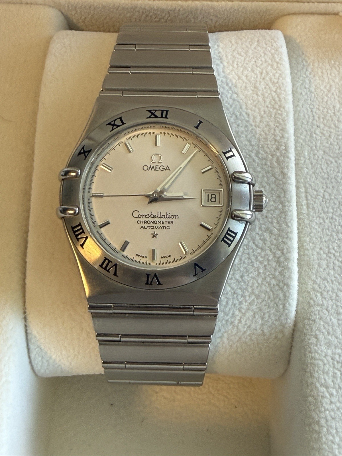 Omega Constellation Chronometer Automatic 35.5mm 1502.30.00 Silver Dial Watch