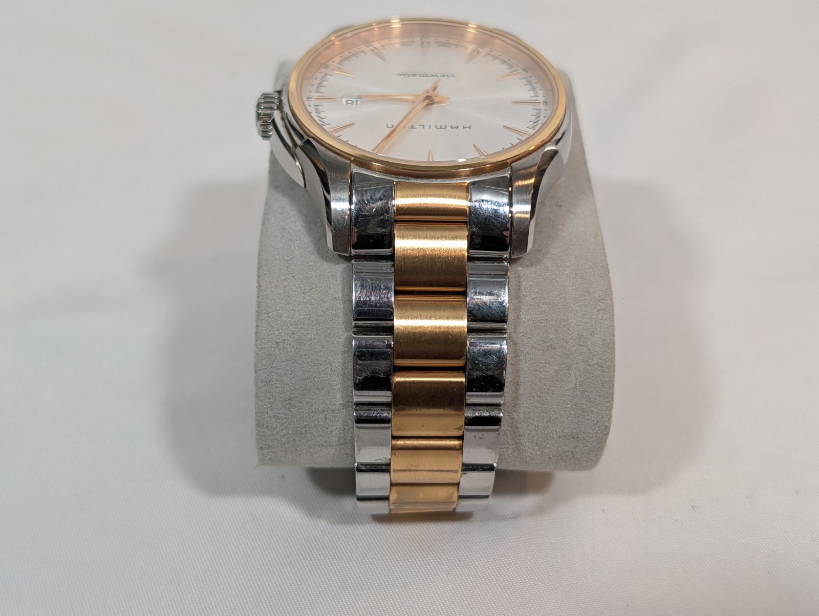 HAMILTON Jazzmaster Viewmatic H326550 Date Silver Dial Automatic Men ETA 2824-2