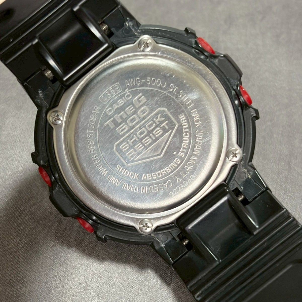 CASIO G-SHOCK AWG-500UAJ United Allows Collabo Black Radio Solar Used Japan