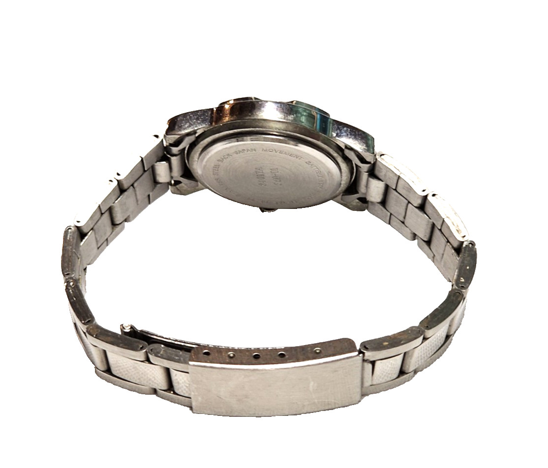 Women’s Watch Purple & Silver Stainless-Steel Water-Resistant Battery Quartz GUC