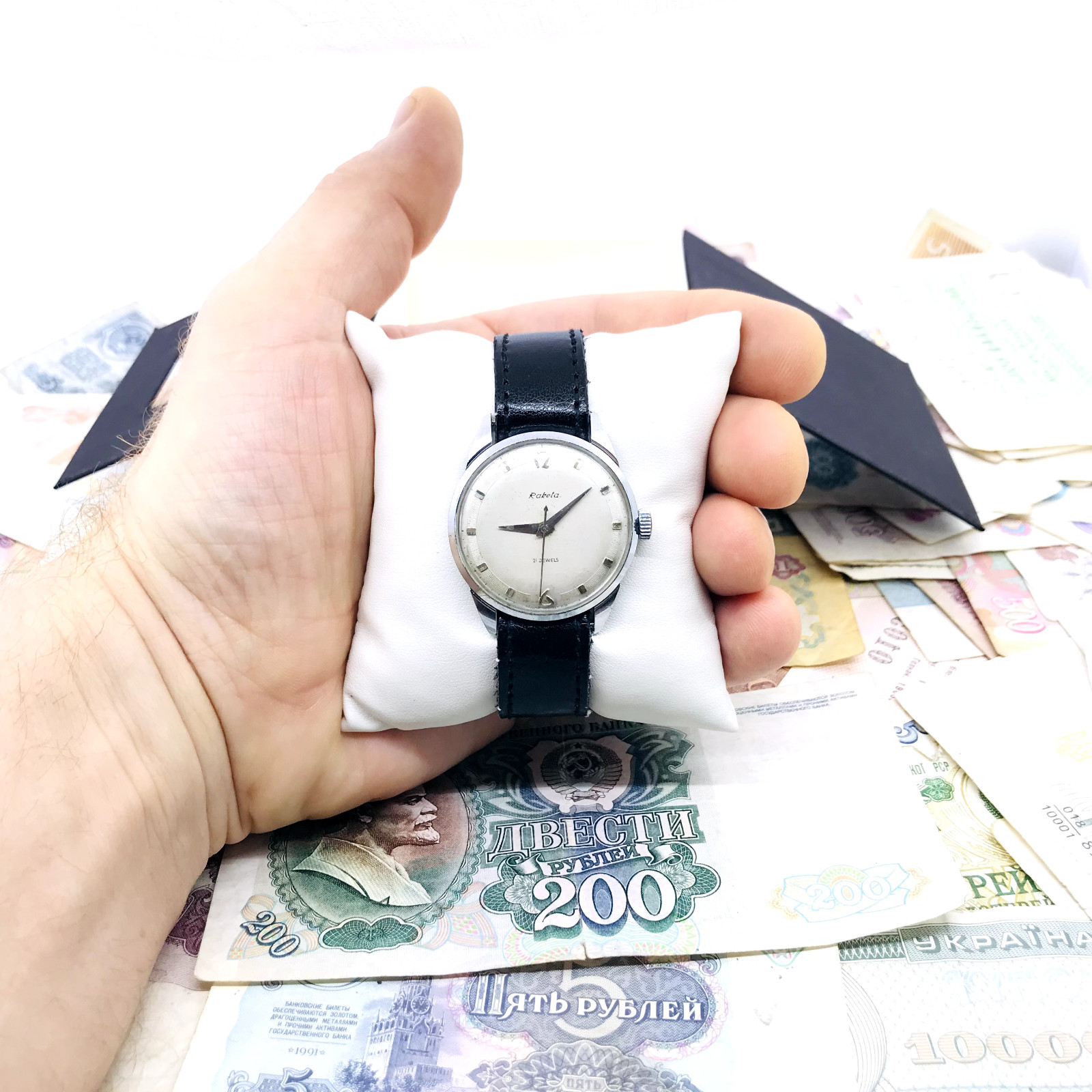 🧿 Rare Raketa Baltika 2609 Wristwatch USSR Roket Soviet 1970s Service 🛠