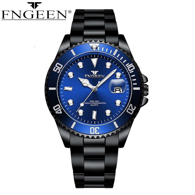 FNGEEN Top Brand Luxury Fashion Diver Watch Men 30M Waterproof Date watch Sport