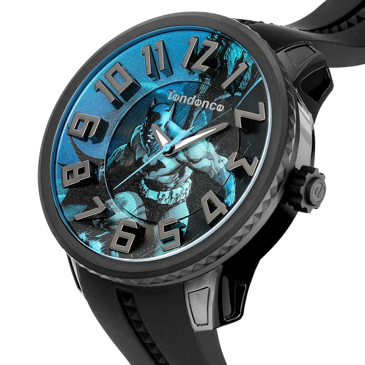 Tendence DC BATMAN Collection TY430404 Limited GULLIVER ROUND Quartz Watch 51mm