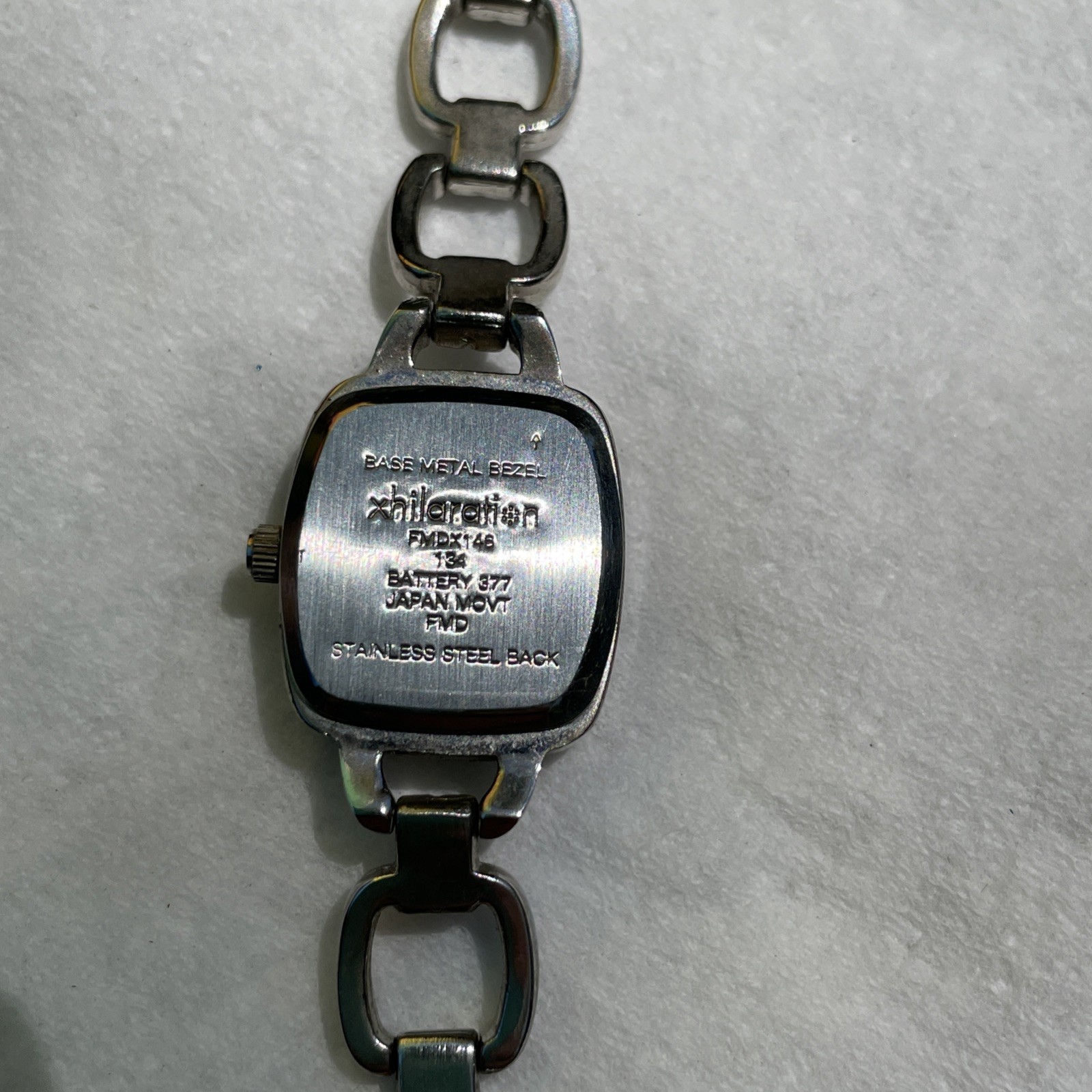 Xhilaration Silver Ladies Watch Vintage. FMDX148 VG New Battery B4 Shipping