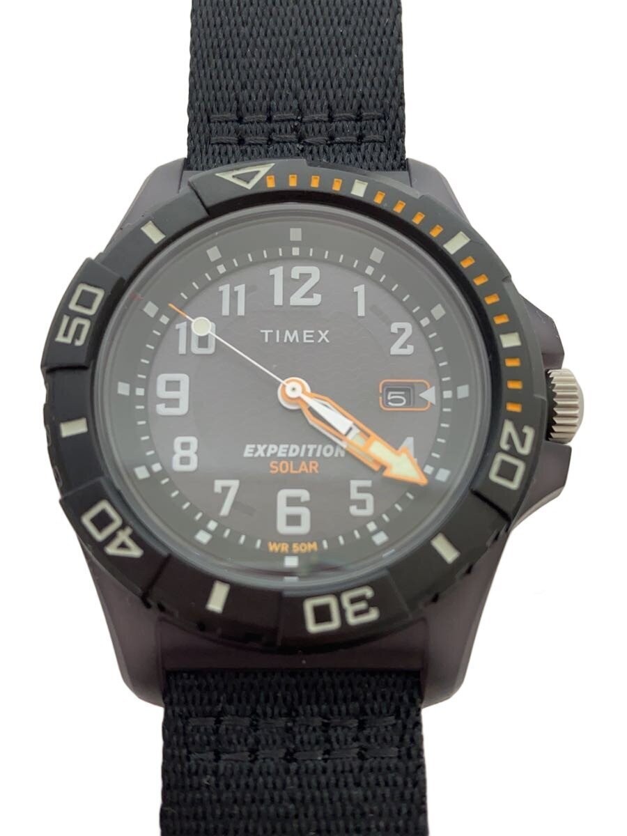 TIMEX Solar Watch / Analog /-/BLK/BLK/TW2V40500//