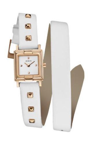 GUESS W85123L2 Wrap N Roll Women’s Watch Leather Strap White