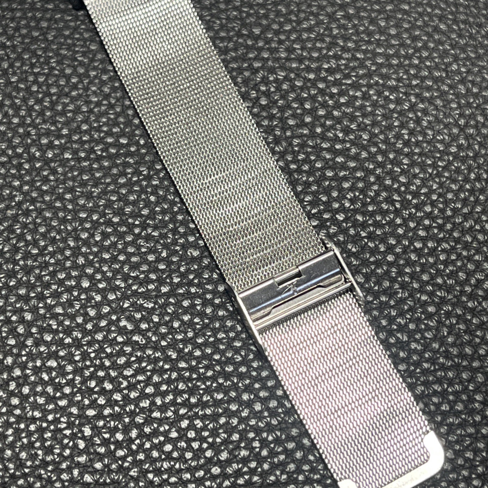 PX Premium Xpression White Dial Watch, Metal Mesh Band Stainless New Battery Box
