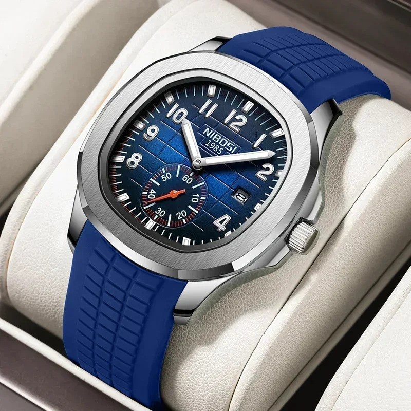 NIBOSI Men’s Sport Quartz Watch Luminous Waterproof Date Wristwatch