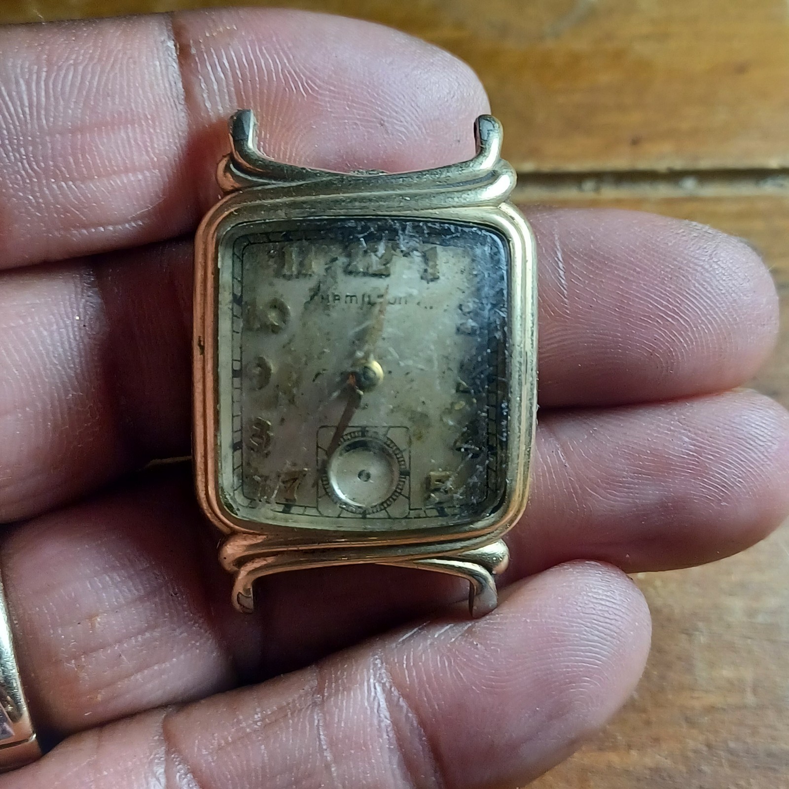 Hamilton Wadsworth Wristwatch For Parts Or Repair Does Run