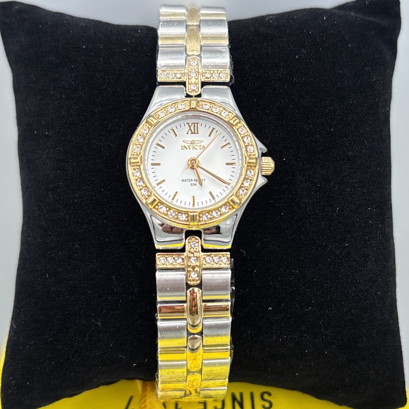 Invicta Wildflower Ferryn 0133 Women’s Watch 21.5mm Swiss Ronda Two Tone New