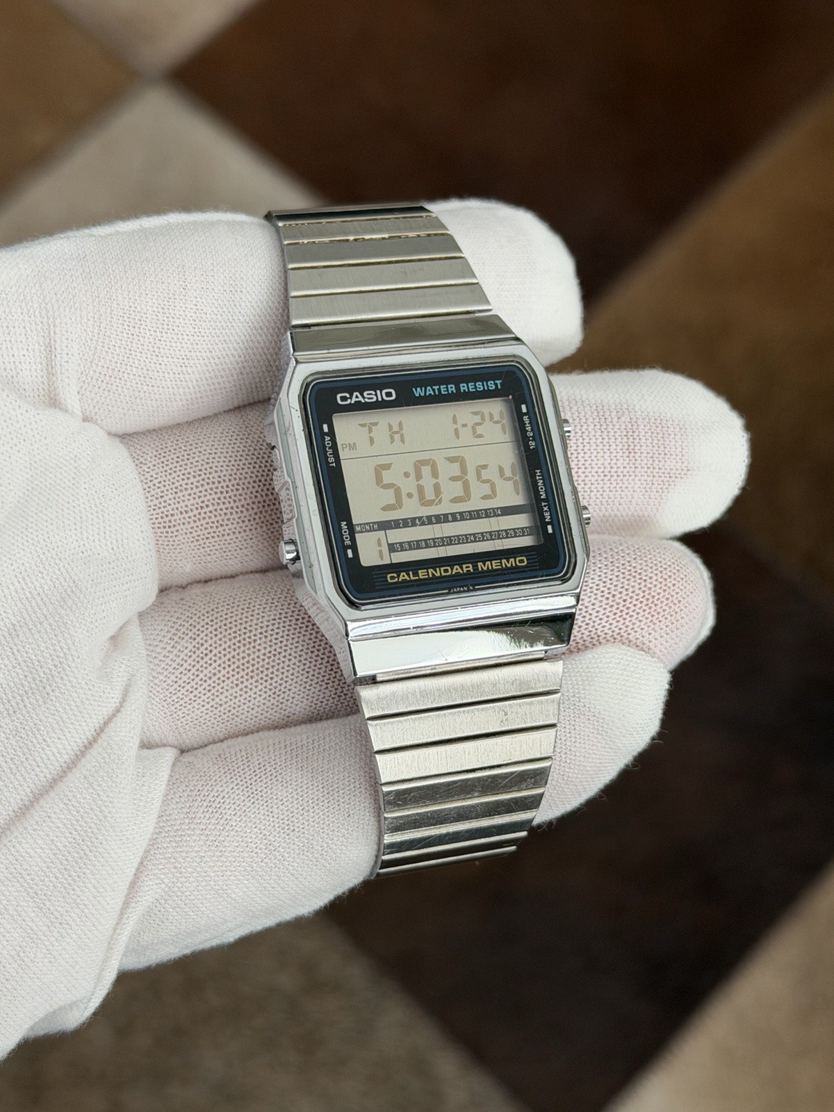 Rare Vintage Casio Calendar Memo A280 Men’s Digital Watch Module 551 JDM 1980s