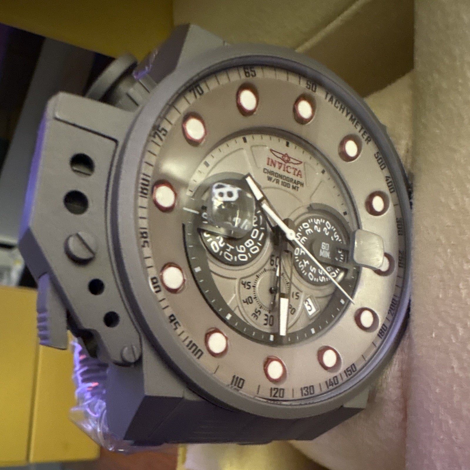 Invicta I-Force Bomber Mens 50mm Watch in Gunmetal — model 18698