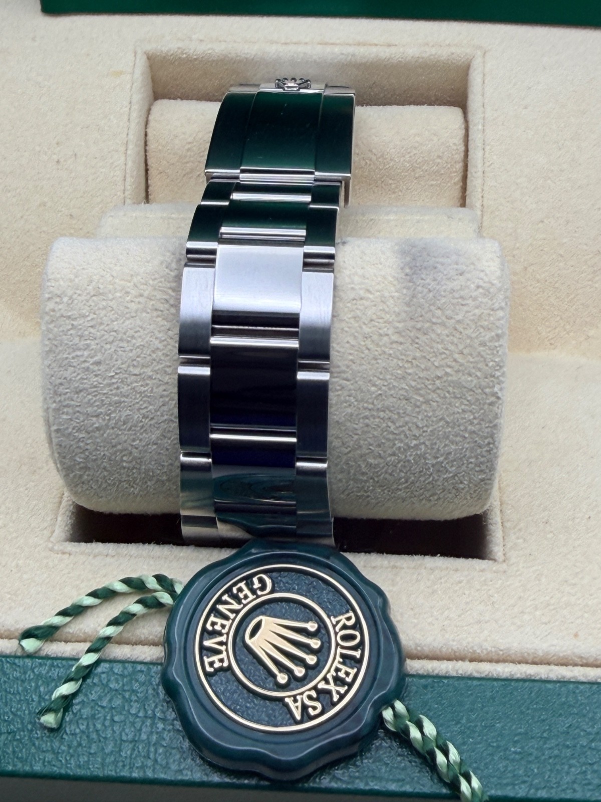 Rolex GMT-Master II 116710BLNR Silver Oyster Bracelet with Blue and Black Bezel