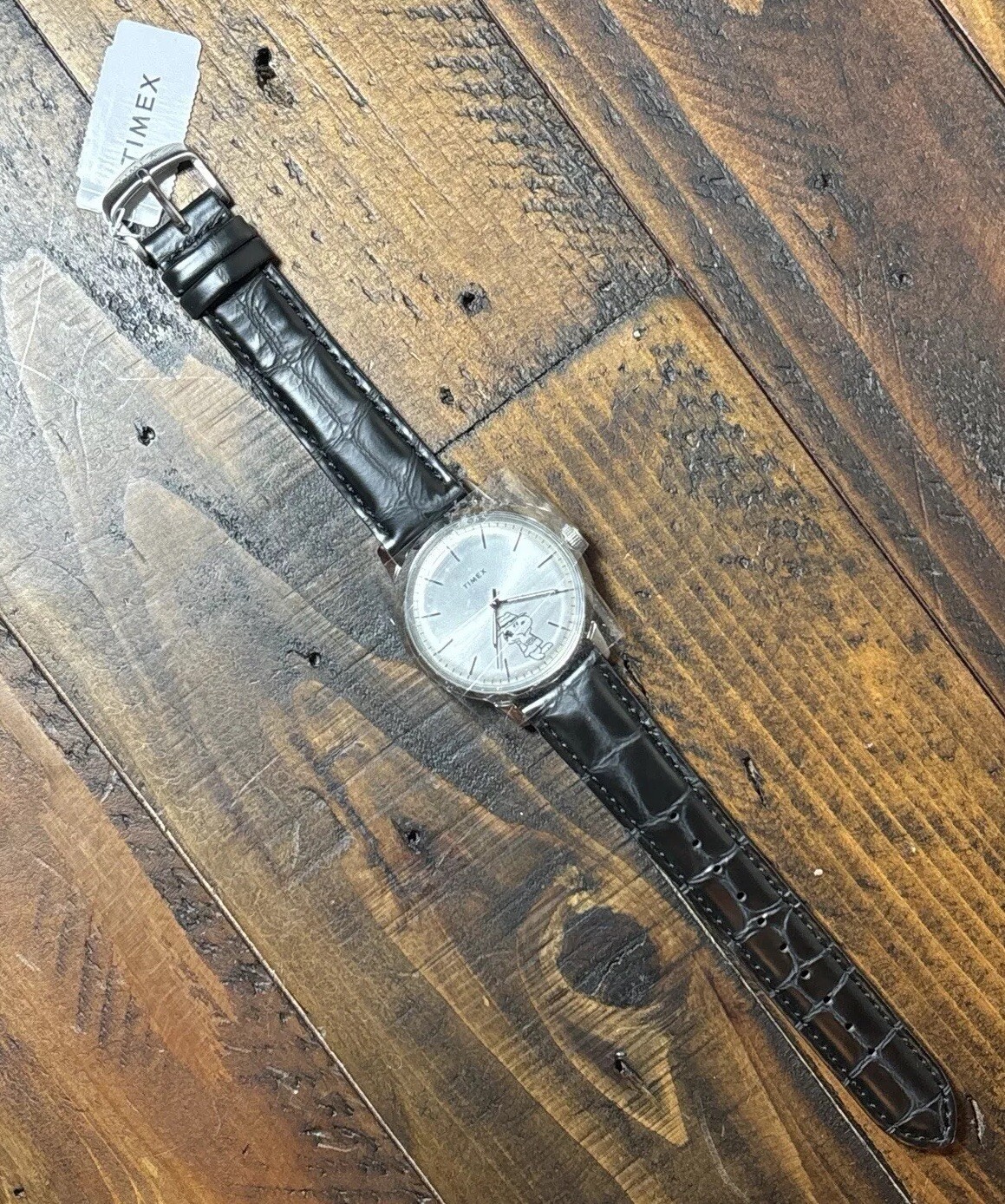 Timex X Peanuts Secret Agent Marlin Automatic 40mm Watch TW2U99500