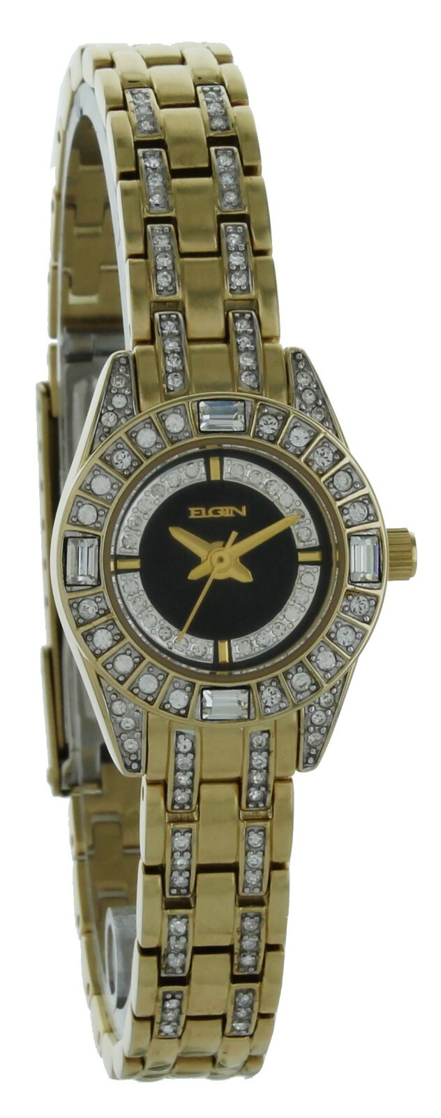Elgin EG231n Ladies Gold Tone & stone accent Watch