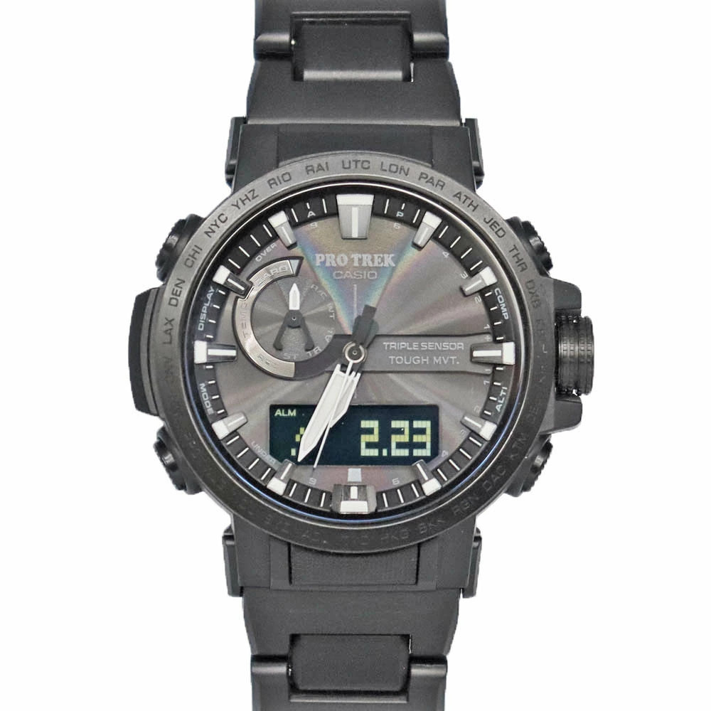 CASIO PRW 60FC 1AJF Pro Trek Tough Solar Solar Charging System Men’s Watch Black