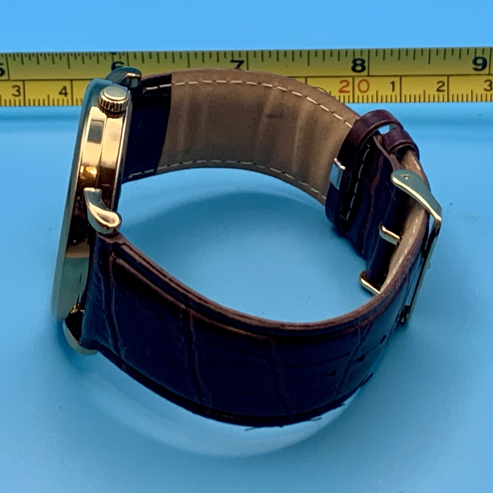B&R BELL & ROSE Men’s Fashion Wristwatch Faux Subdials Japan Movt Works New Batt