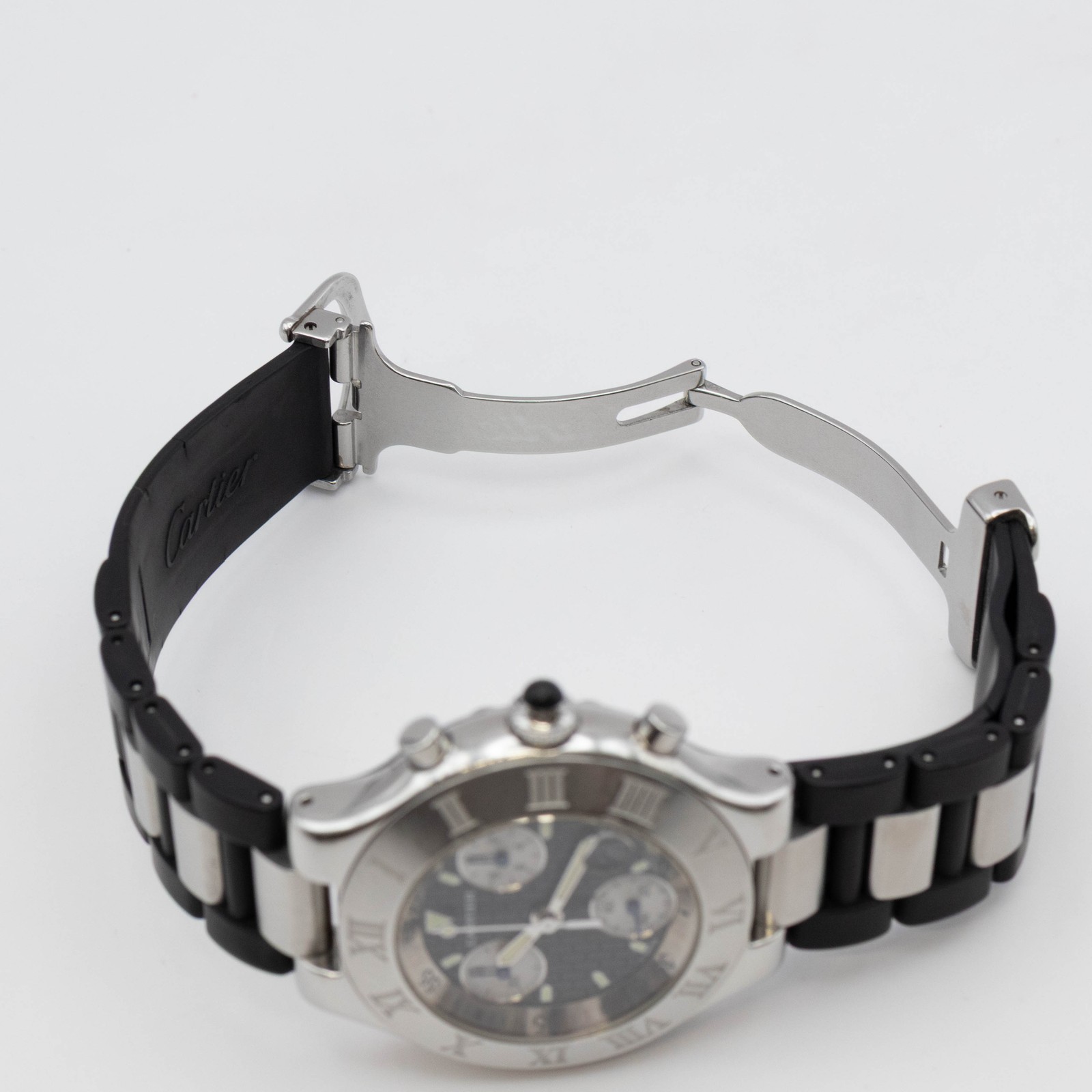 Cartier Must de Cartier 21 W10125U2 Black Dial Quartz Watch