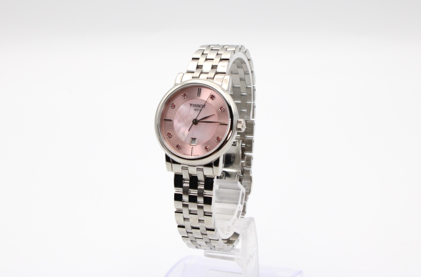 Tissot 30MM Carson Quartz Pink Mother Pearl Dial Ladies Watch T122.210.11.159.00