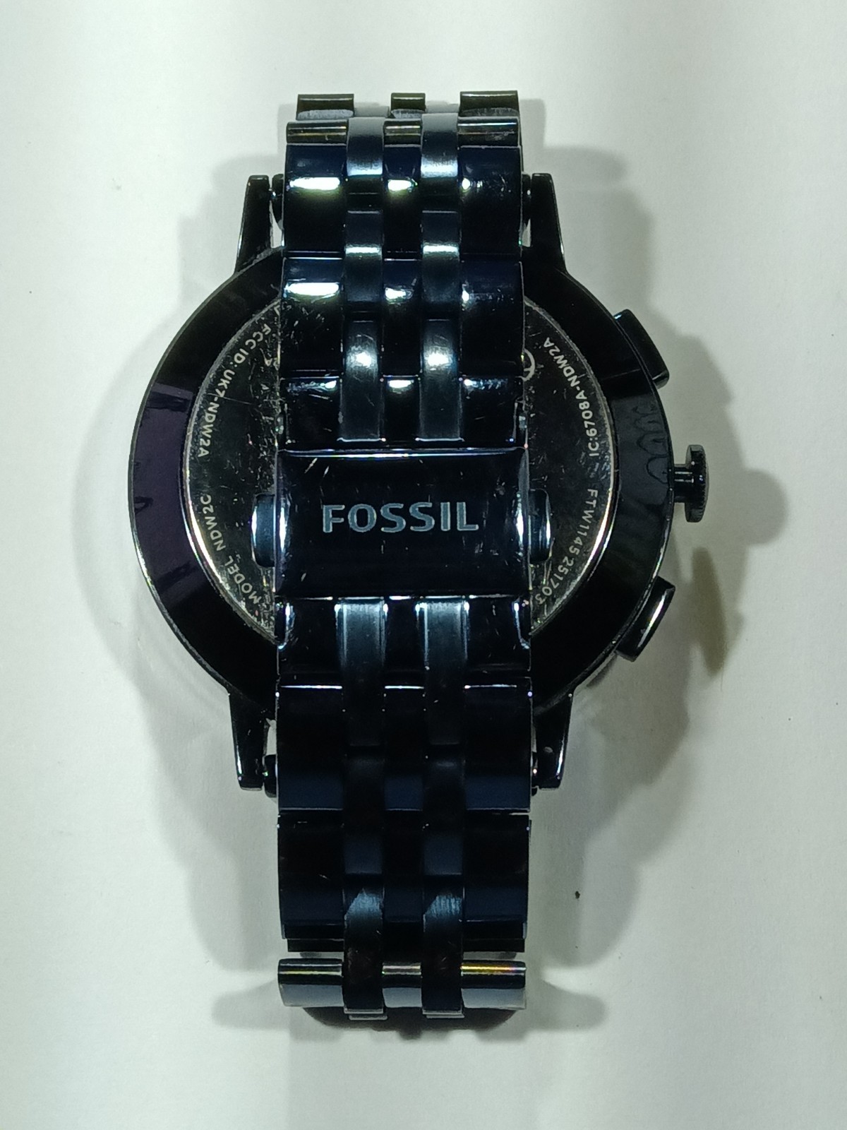 Fossil Q Gazer Hybrid Smartwatch Watch Crystal-Embellished FTW1145 SKU:8930252