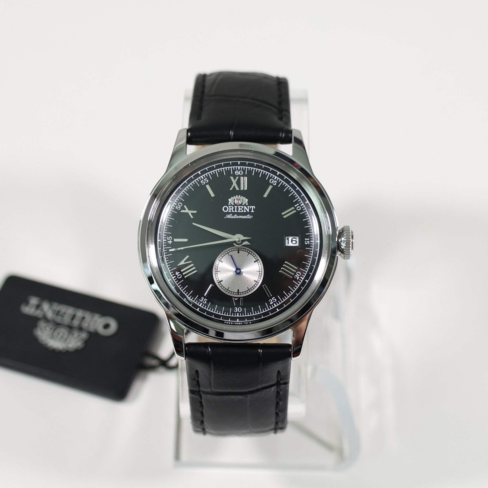 Orient Classic 38mm Black Dial Seconds Hand Automatic Watch RA-AP0101B