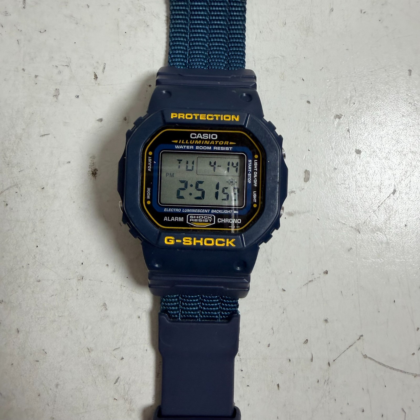 Casio G-Shock 1545 DW-6500E Navy Blue 20 ATM Water Resistance Digital Watch