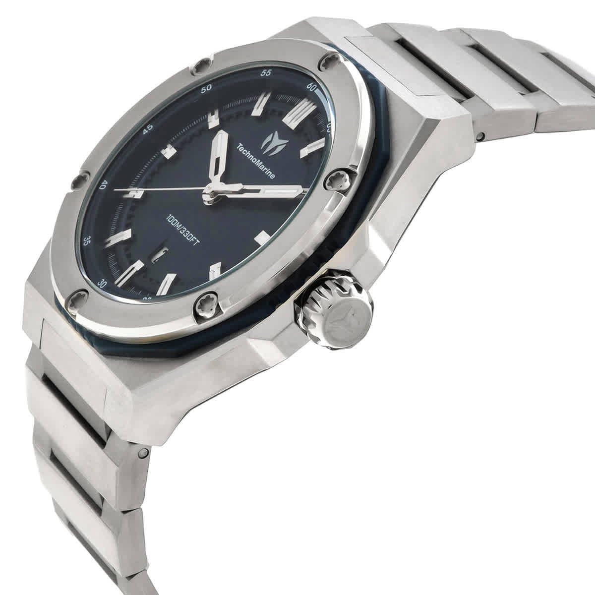 Technomarine TM-416090 Coral Blue Dial 45 mm Men’s Watch New