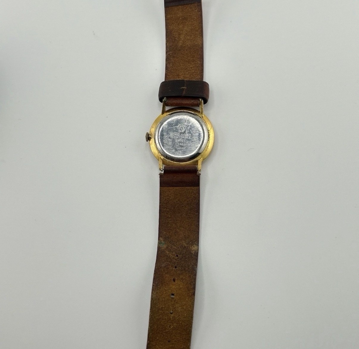 TRESSA 17 JEWELS Vintage SWISS MEN’S FULL WORKING Dial scratches #551