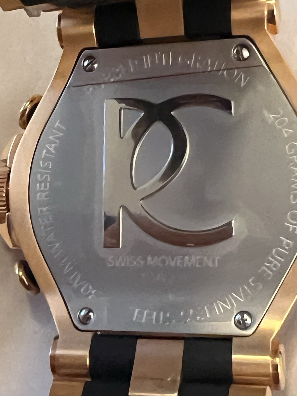 Renato Wilde Beast Swiss ETA G10.211, Rubber Integration Men’s Watch 