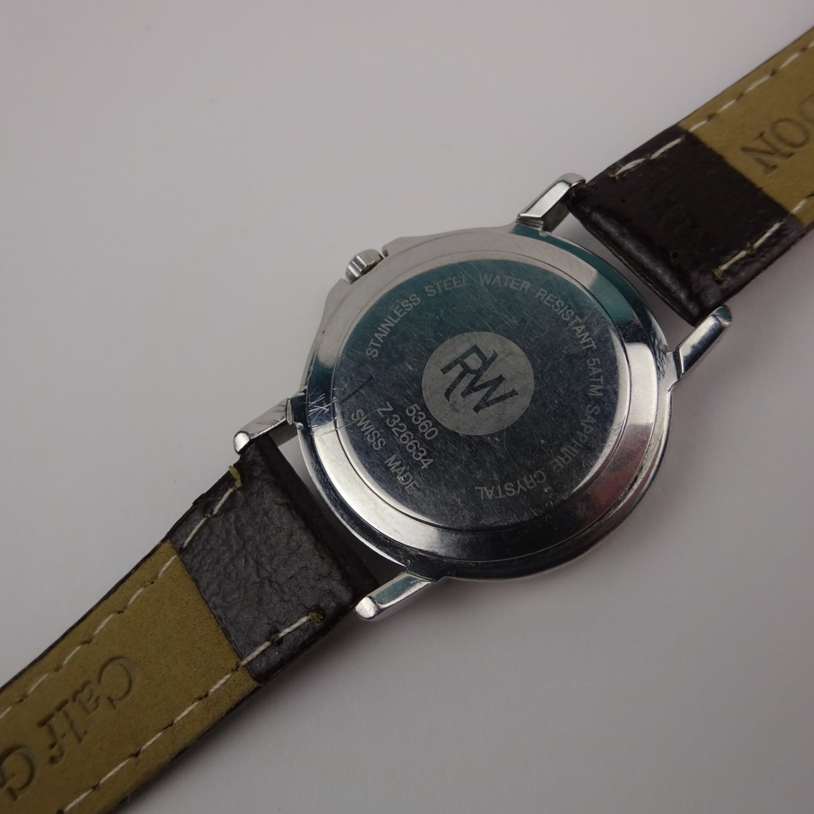 Raymond Weil Tango 5360 Watch Blue Dial Women’s Brown Leather Strap