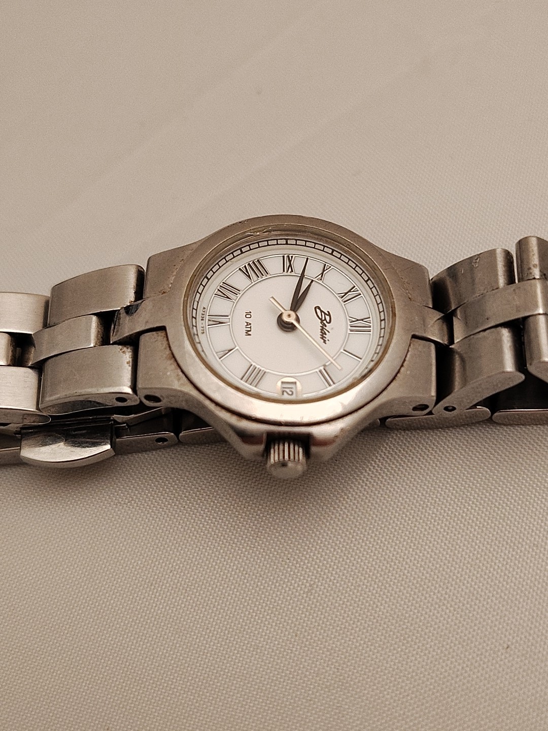 Belair 10 ATM Watch | Roman Numerals | Stainless Steel Case & Band | Unisex