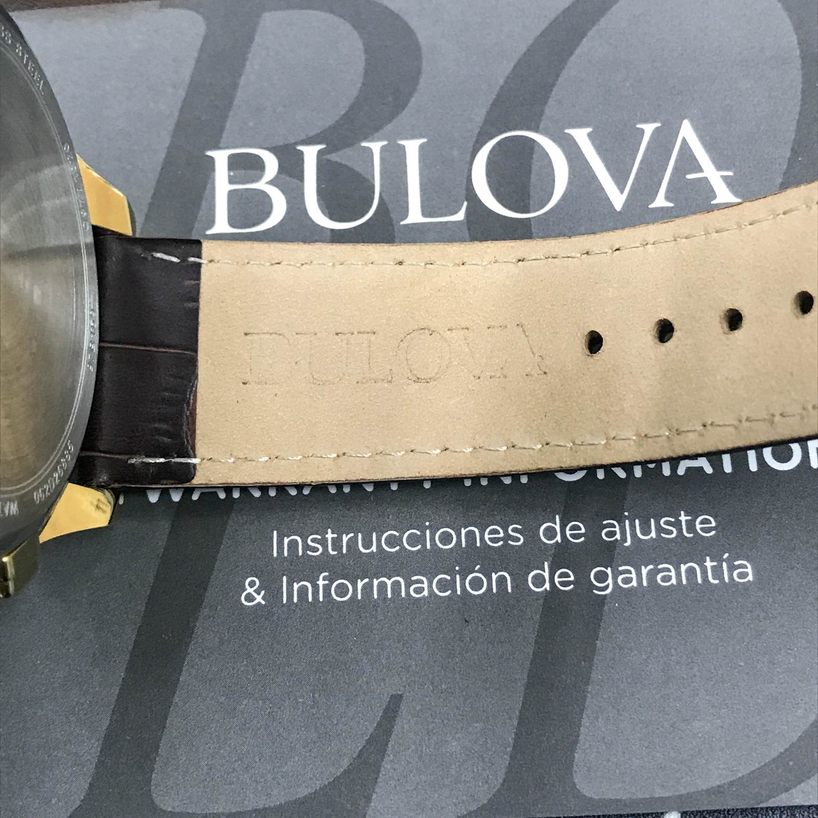 Bulova 97B169 Wilton Classic Chrono White Dial Men’s Steel Quartz Watch 45mm