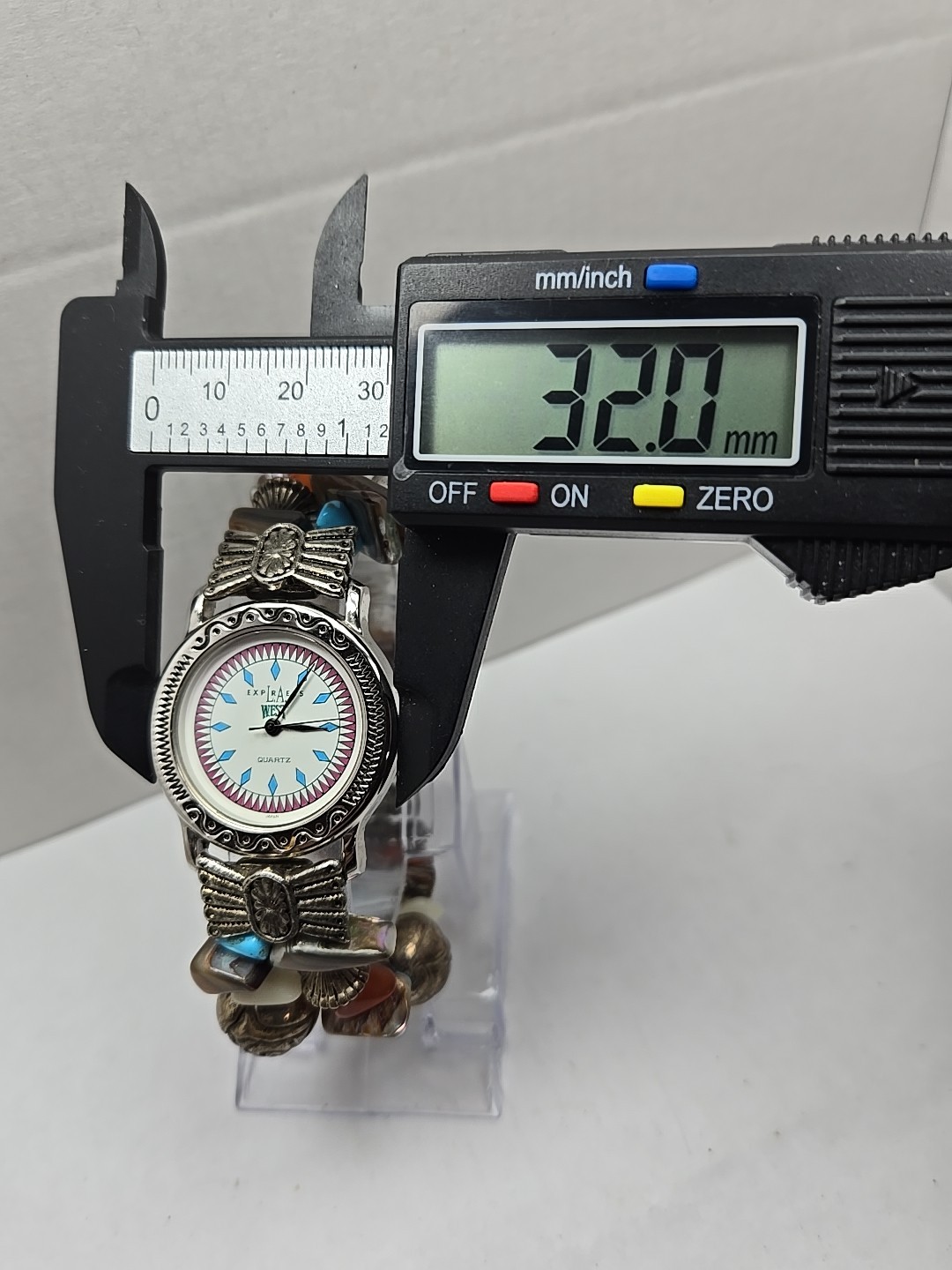 La Express West Quartz Turquoise Southwest Beaded Watch Womens New Battery Boho