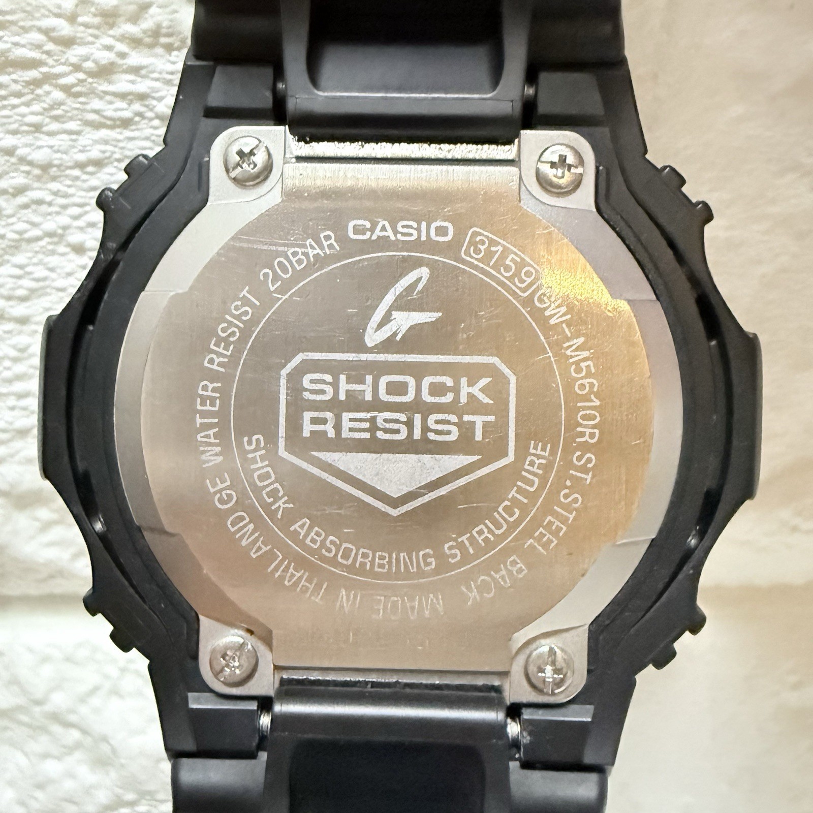 Casio G-Shock 3159 GW-M5610R-1JF Tough Solar Multiband 6 Black Orange Watch