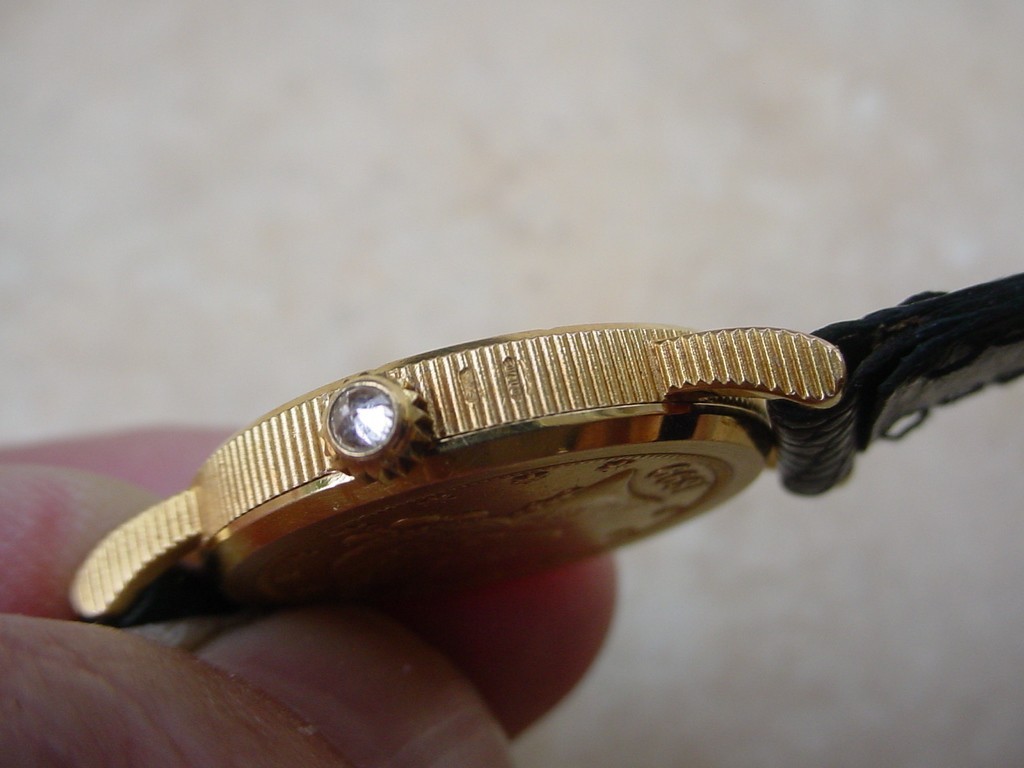 Beautiful 18K Gold Corum, $5 U.S. Gold Coin Watch.