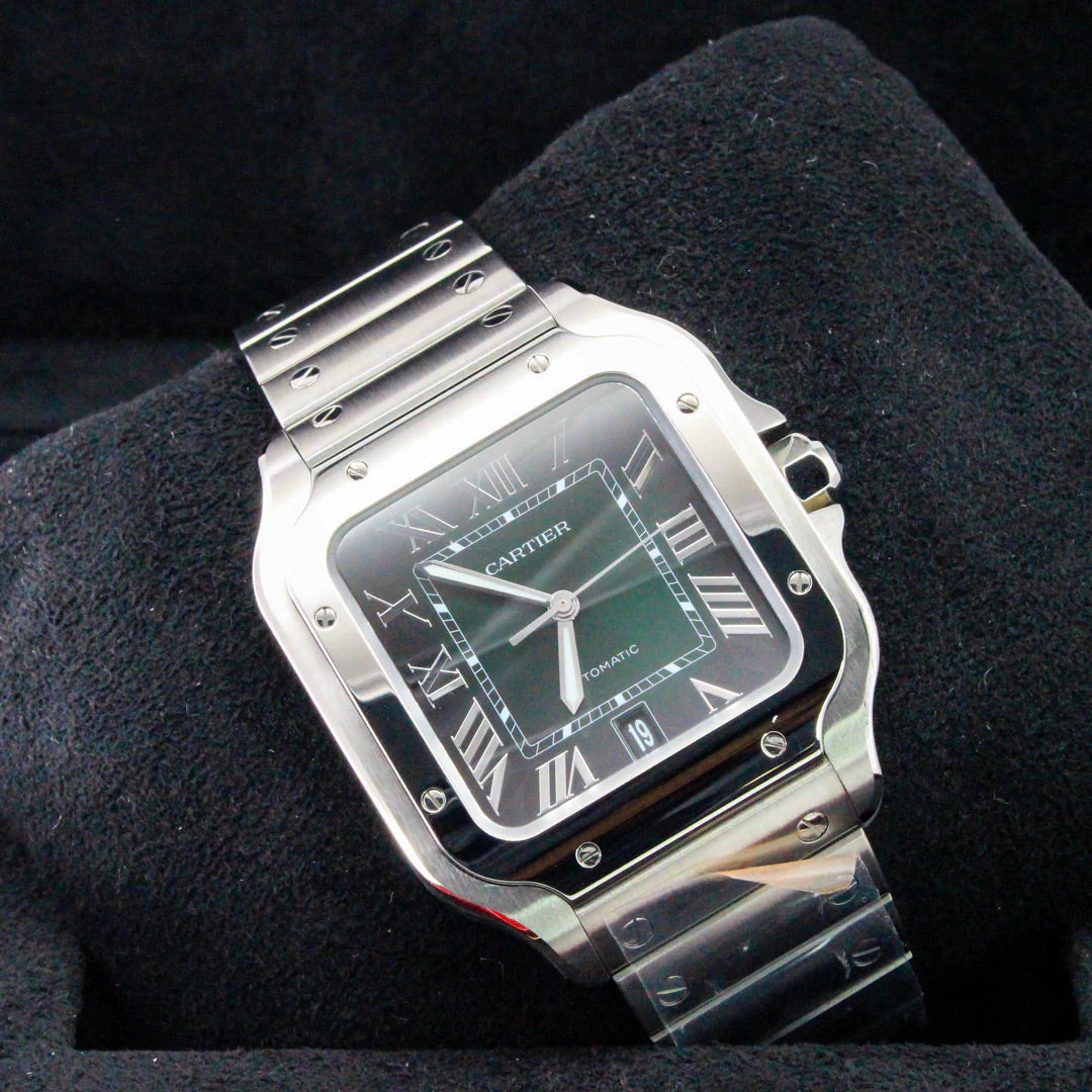 Santos De Cartier WSSA0062 Large 2024 Interchangeable Leather Strap | Imperial