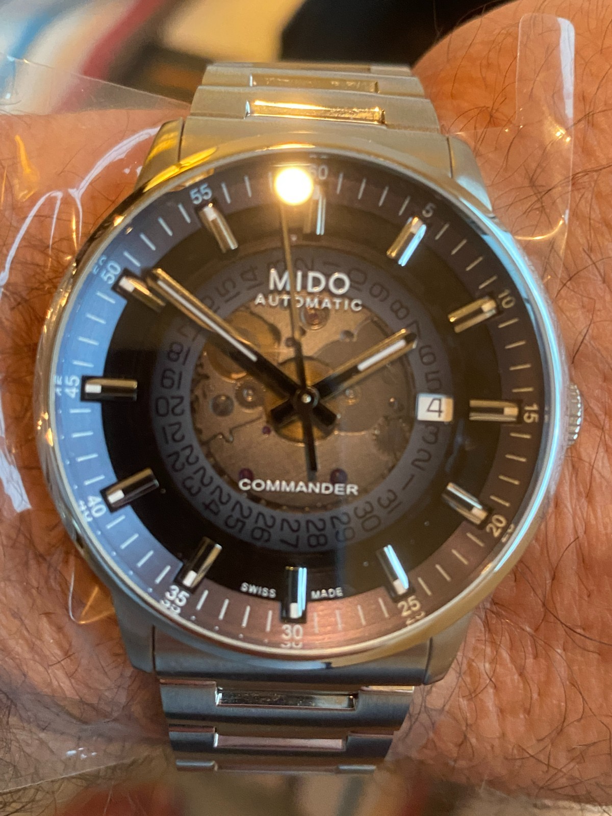 Mido Commander Blue Gradient M021.407.11.411.01