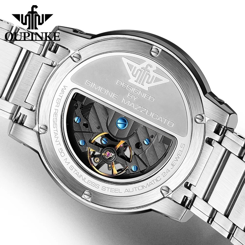 Automatic Mechanical Waterproof Watch Luxury Dial Men’s Men Strap