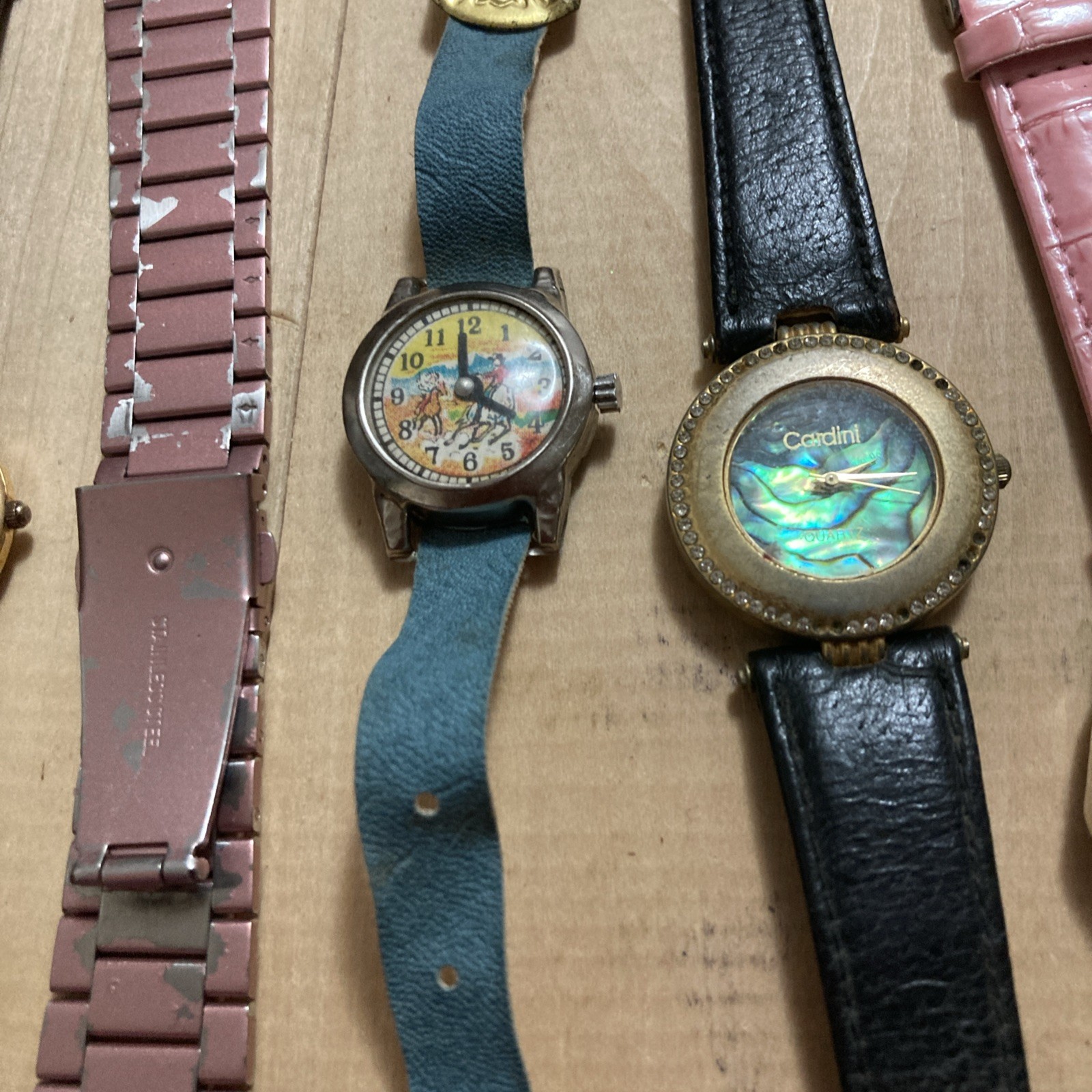 Vintage Watch Lot Untested, Various Brands