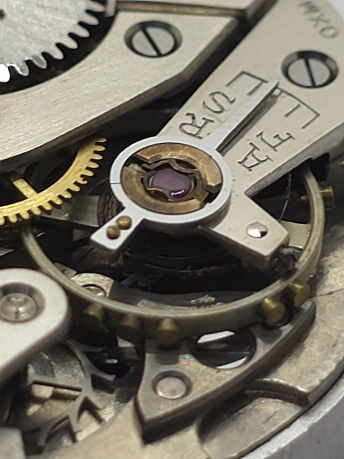 Vintage O. Maire INC Cal. OM 115 Good Main Spring Stem Watch Movement Uhren