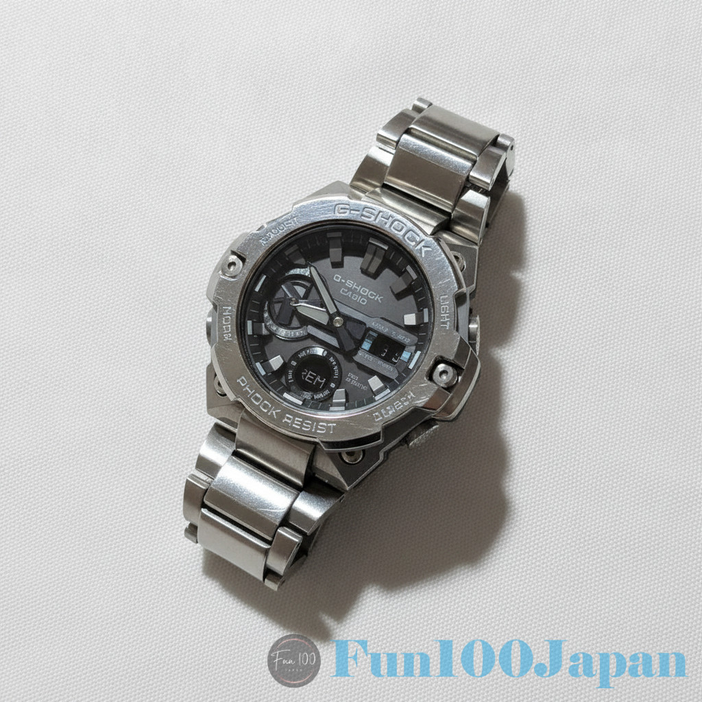 CASIO G-SHOCK GST-B400D-1AJF Bluetooth Tough Solar Ana-Digi Men’s Wristwatch