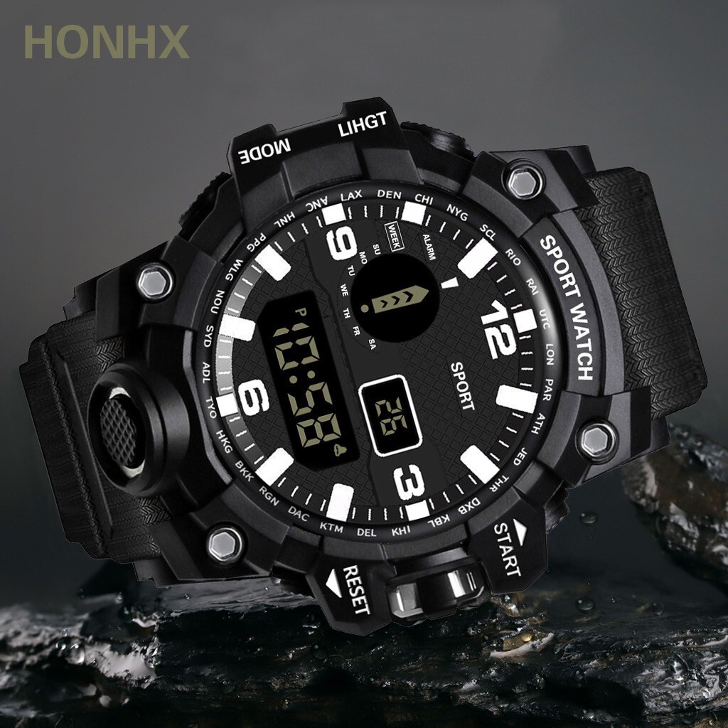 Men’s Watch Waterproof Electronic Watch Luminous Waterproof Sports Wristwatch