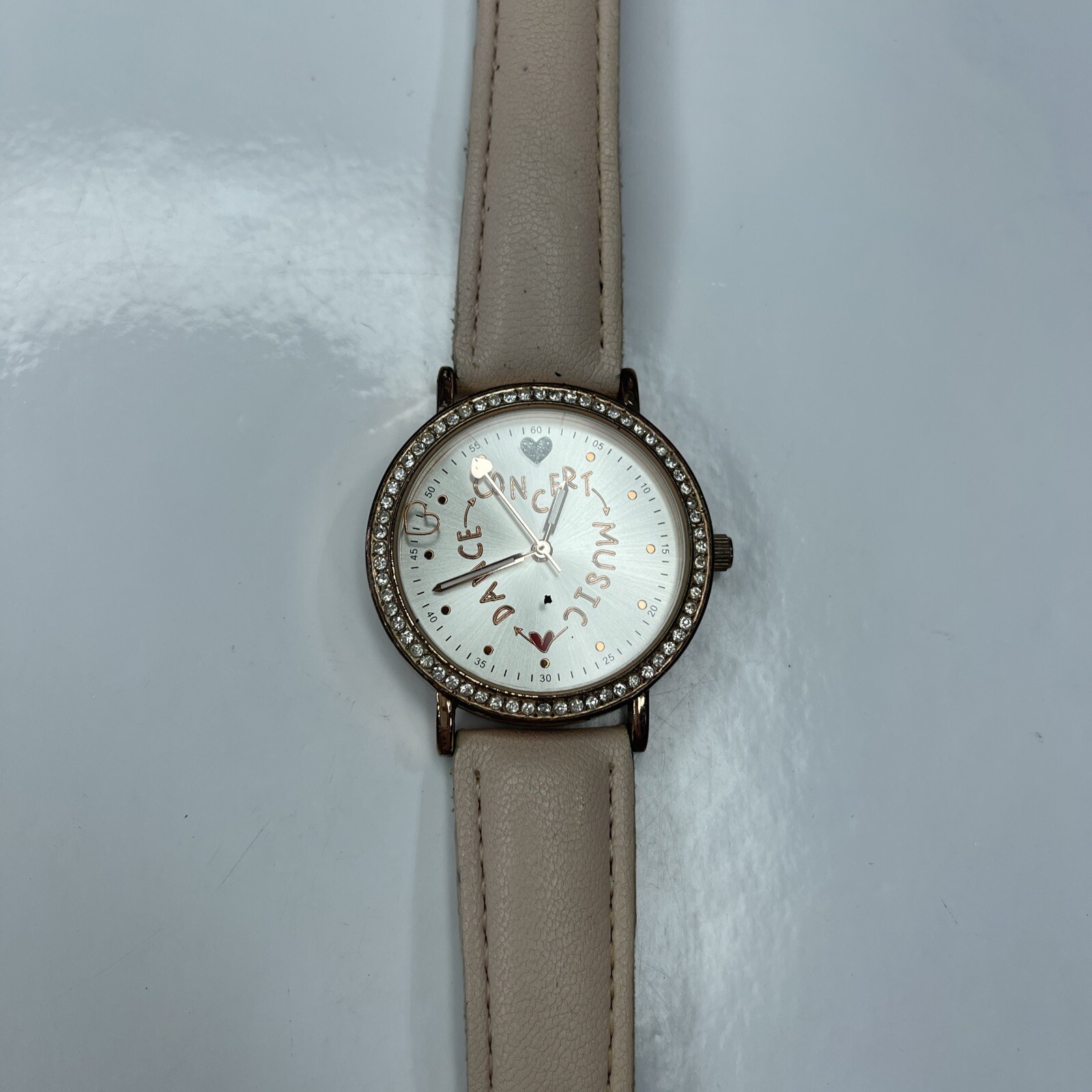 E Jessica Carlyle Rose Gold Crystals Blush Pink 1816 Retro Stainless Works