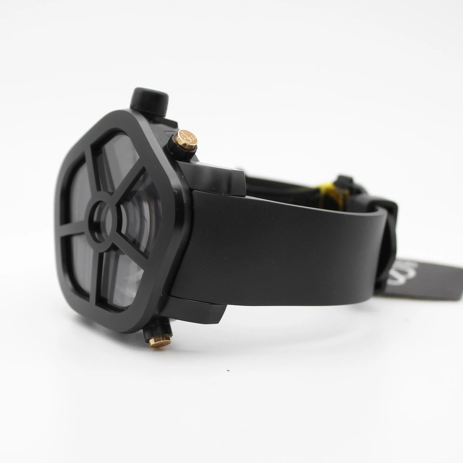 Jacob & Co. Ghost Steel Black PVD Quartz Mens Watch GH100.14.NS.MR.AHA4D