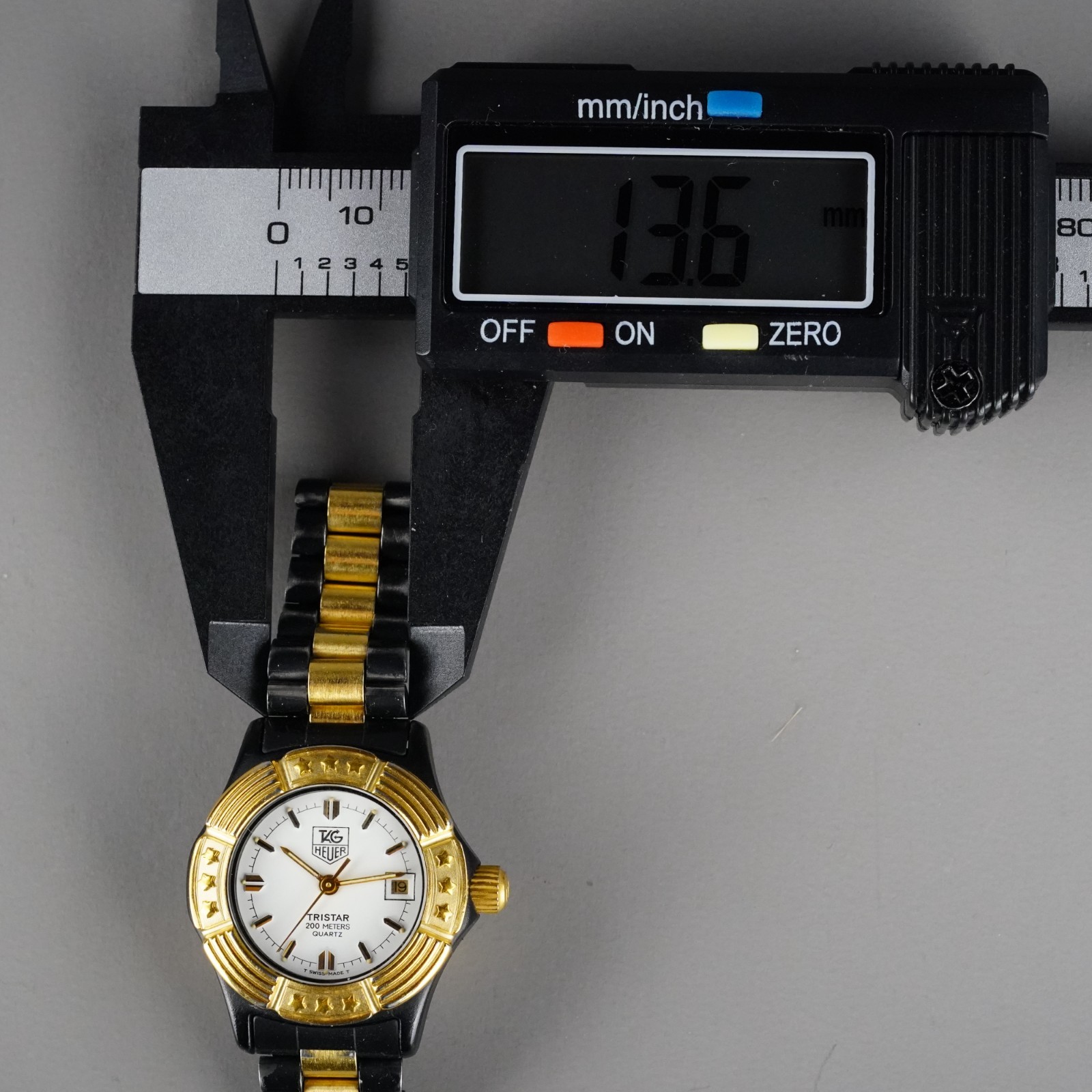 TAG Heuer TRISTAR Women’s Watch 956.808 28mm Vintage Diver NewBattery