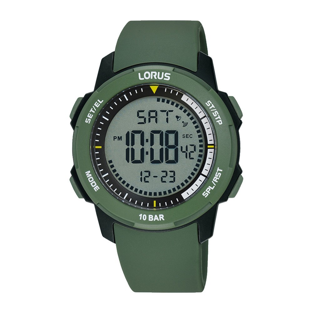 Lorus Digital Watch R2377PX9 – Green Strap – RRP £34.99