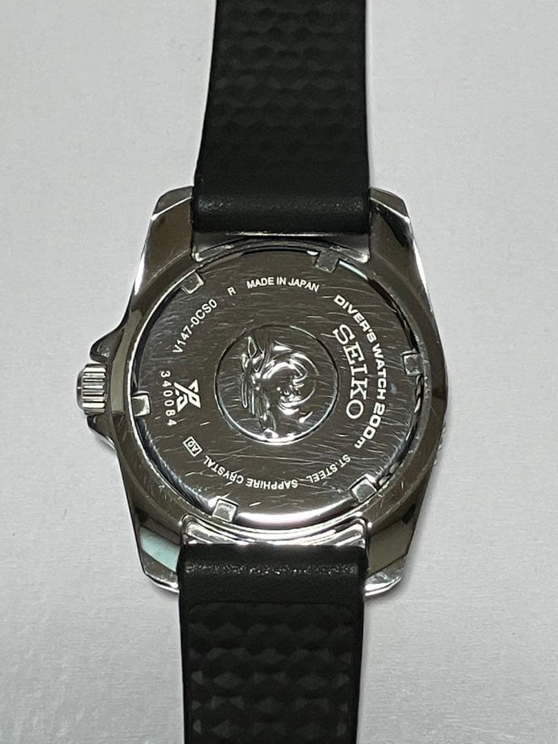 Seiko Prospex Diver Scuba SBDN075 Solar Black Dial 38.5mm with Box & Papers